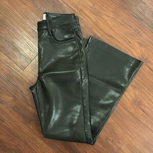 Leather pants from aritzia